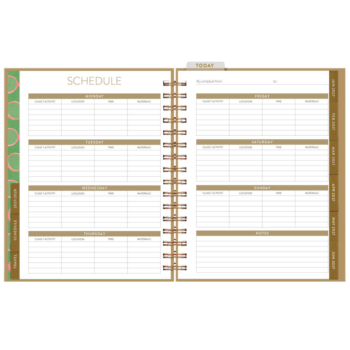 Seedlings - 2027 Dachshund 12 Month Planner (Jan -Dec 2027)