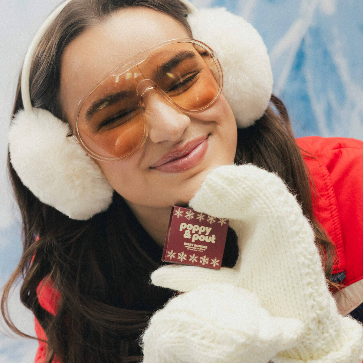 Poppy & Pout - Lip Scrub, Retro Ski, Berry Bonfire, Limited Edition