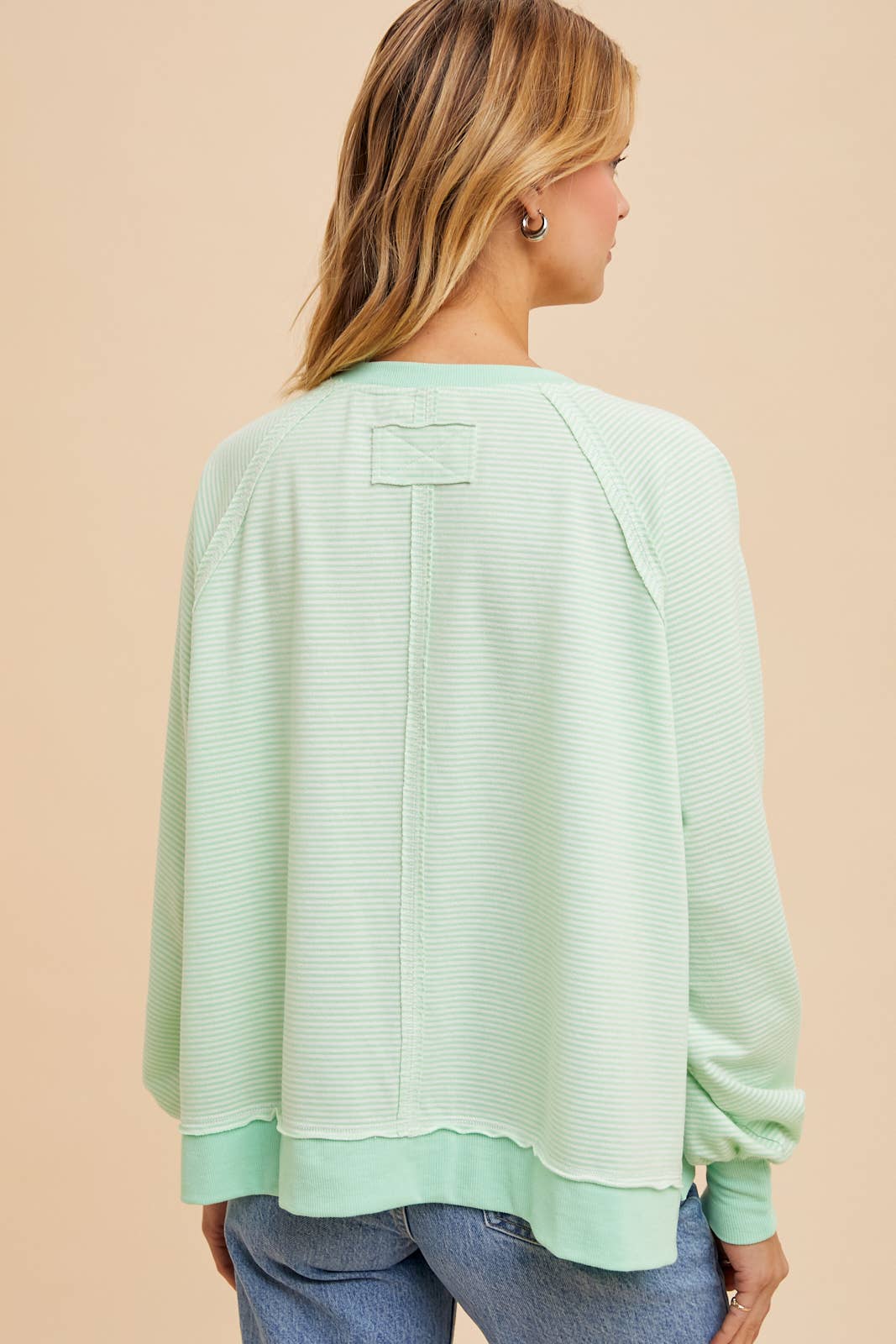In Loom - WASHED STRIPE PULLOVER