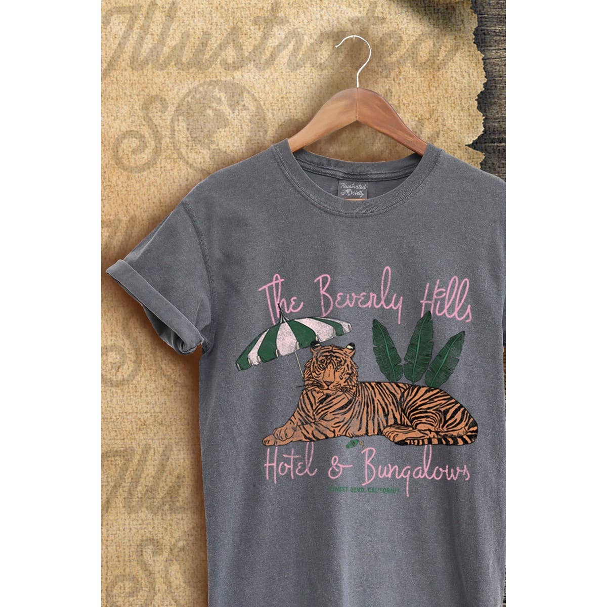 Illustrated Society - BEVERLY HILLS HOTEL VINTAGE GRAPHIC TEE