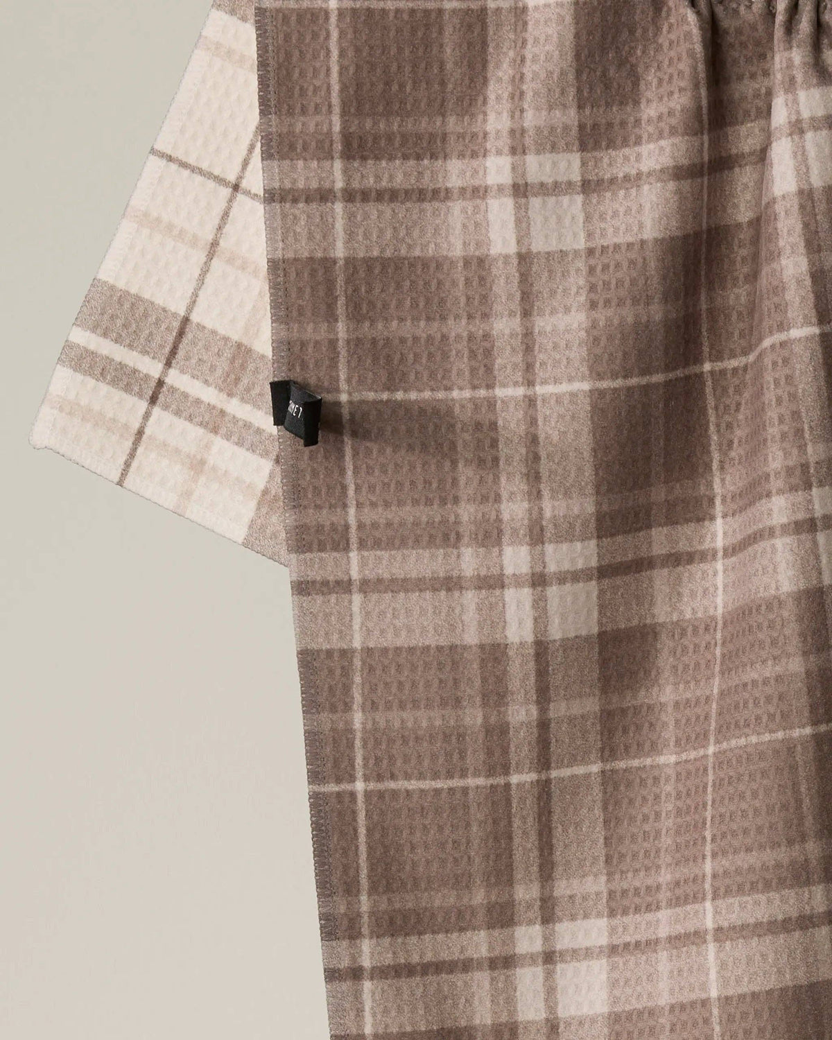 Geometry - Oat Plaid Luxe Kitchen Towel