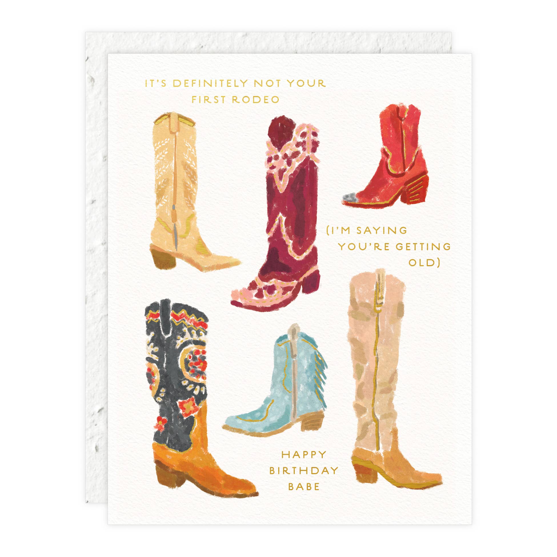 Seedlings - Not Your 1st Rodeo - Birthday Card