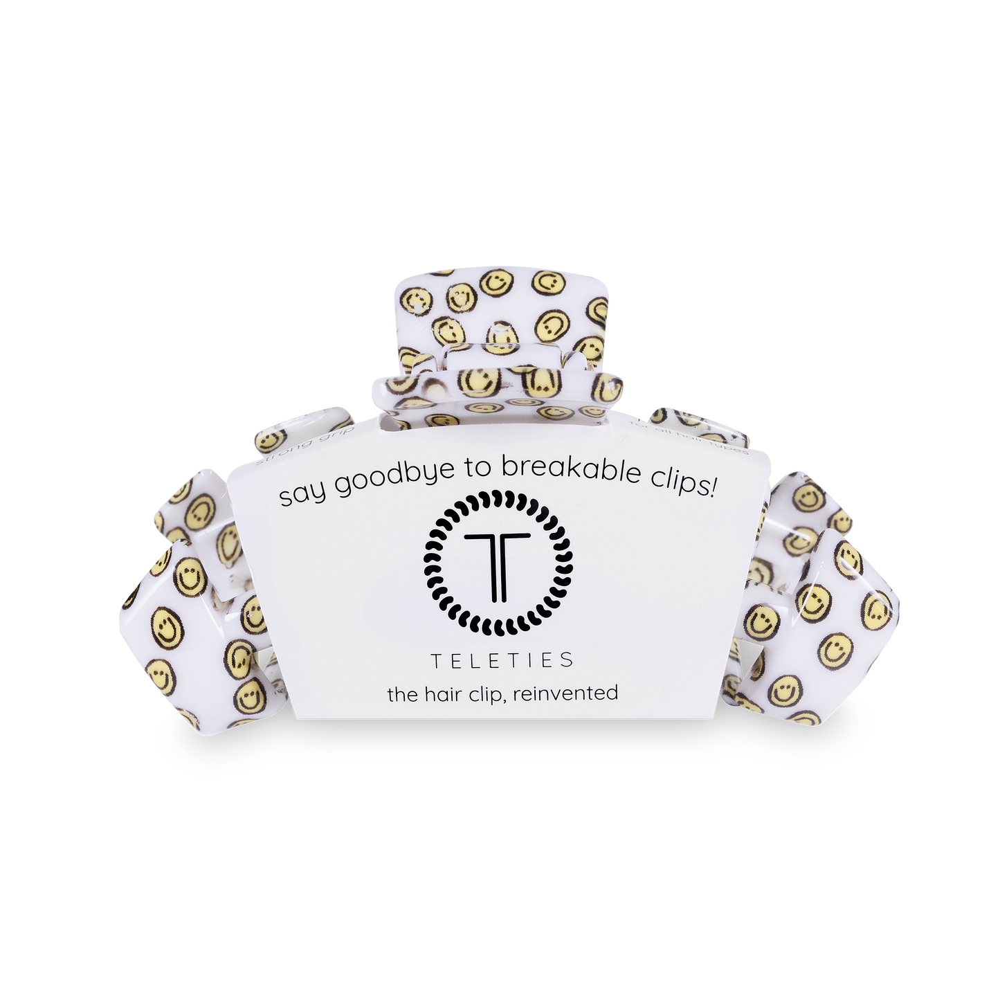 TELETIES - Classic Miles of Smiles Medium Hair Clip