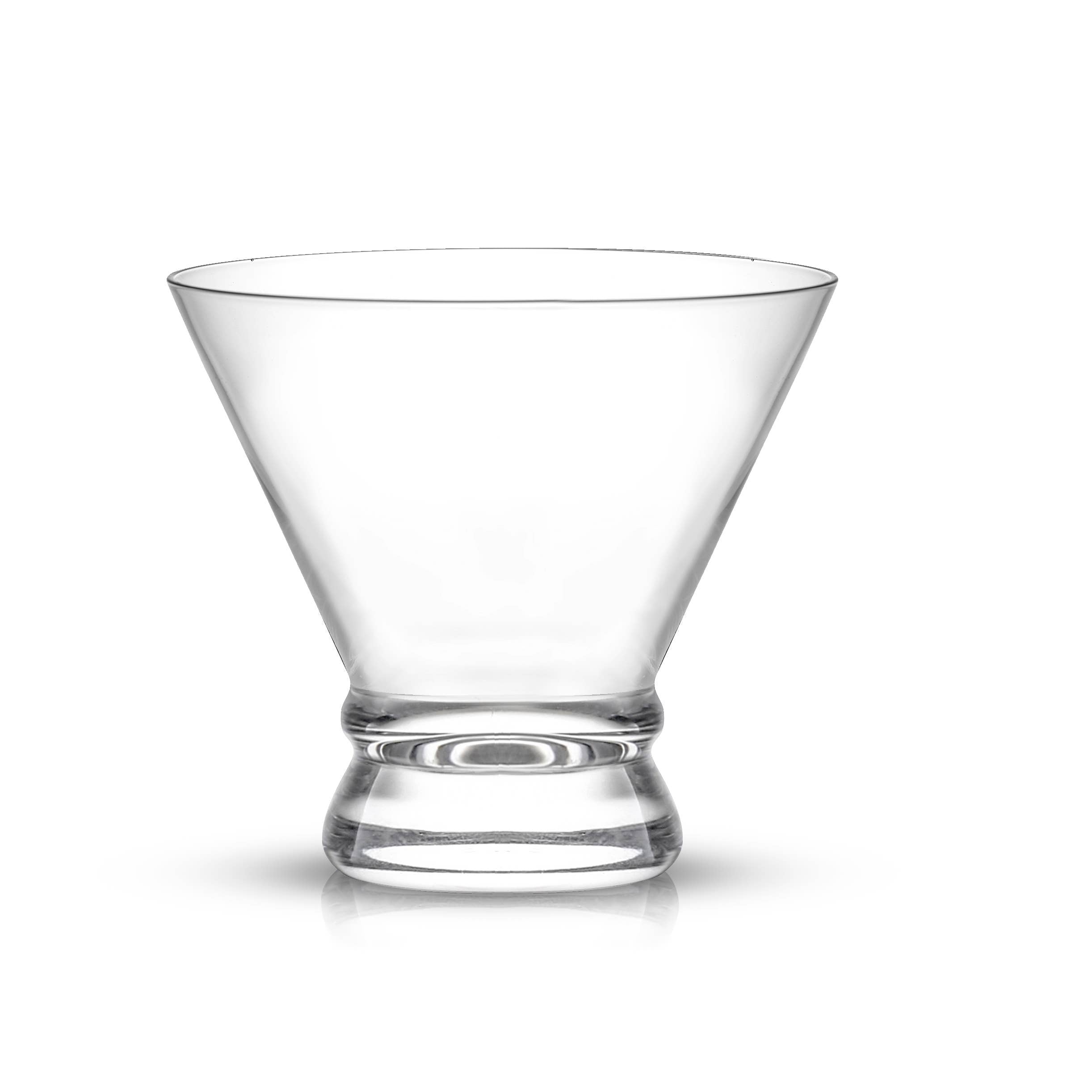 JoyJolt - Afina Heavy Base Stemless Martini Glasses