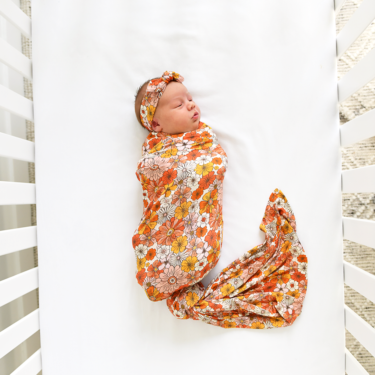 Gigi and Max - Louisa Swaddle Bamboo Newborn Baby Blanket