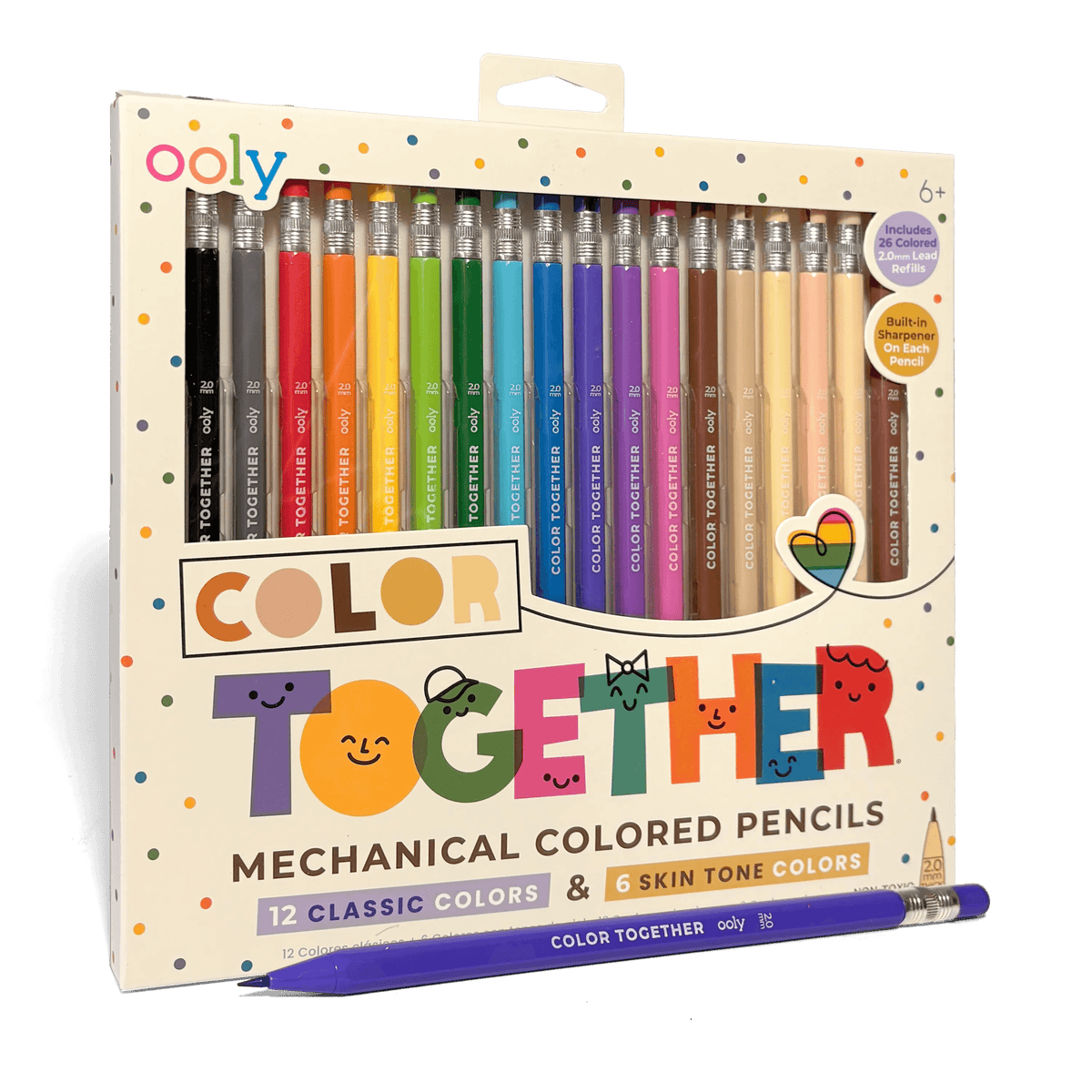 OOLY - Color Together Mechanical Colored Pencils - Set of 18