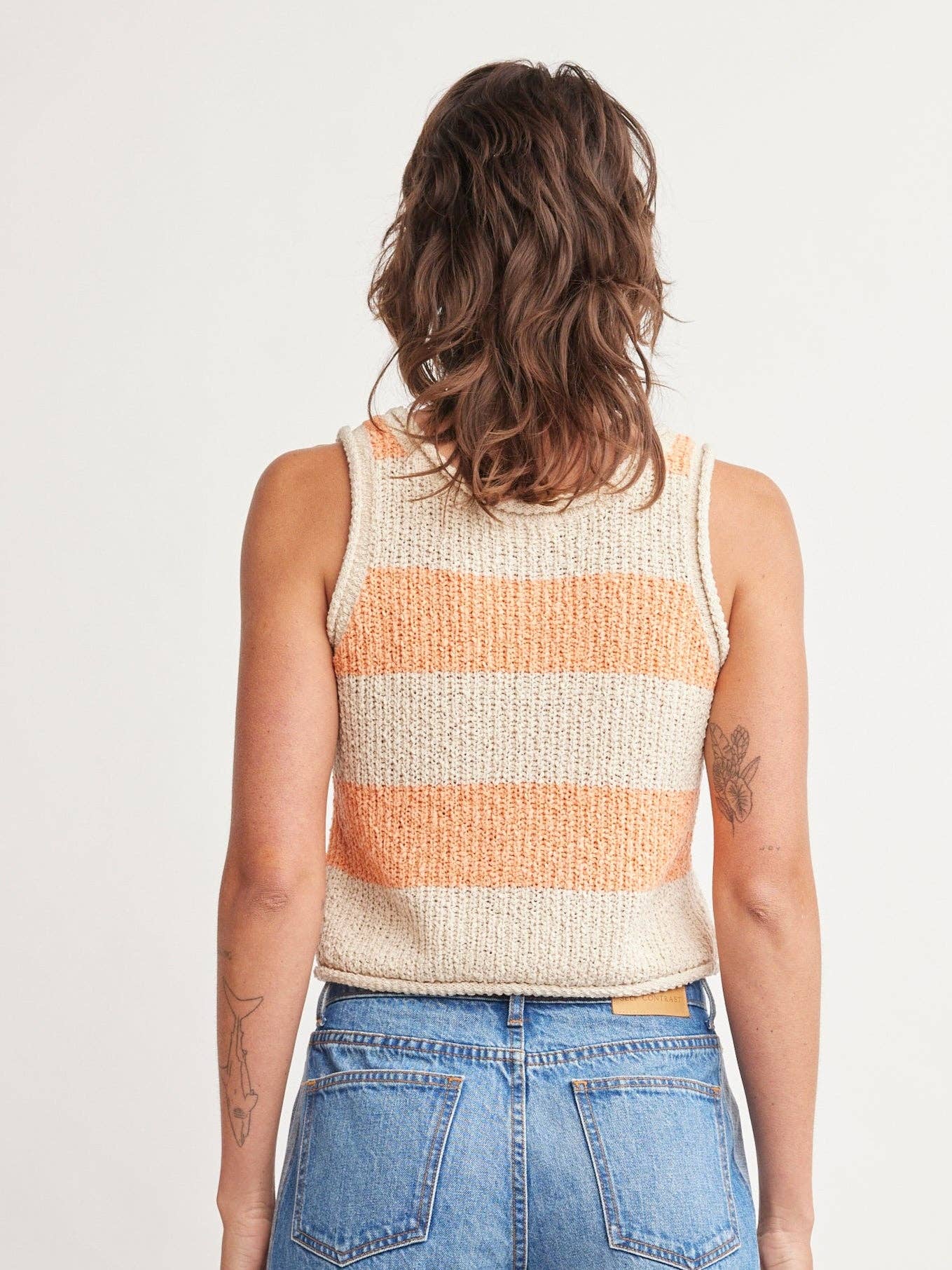 Self Contrast - Miles Tank Sweater