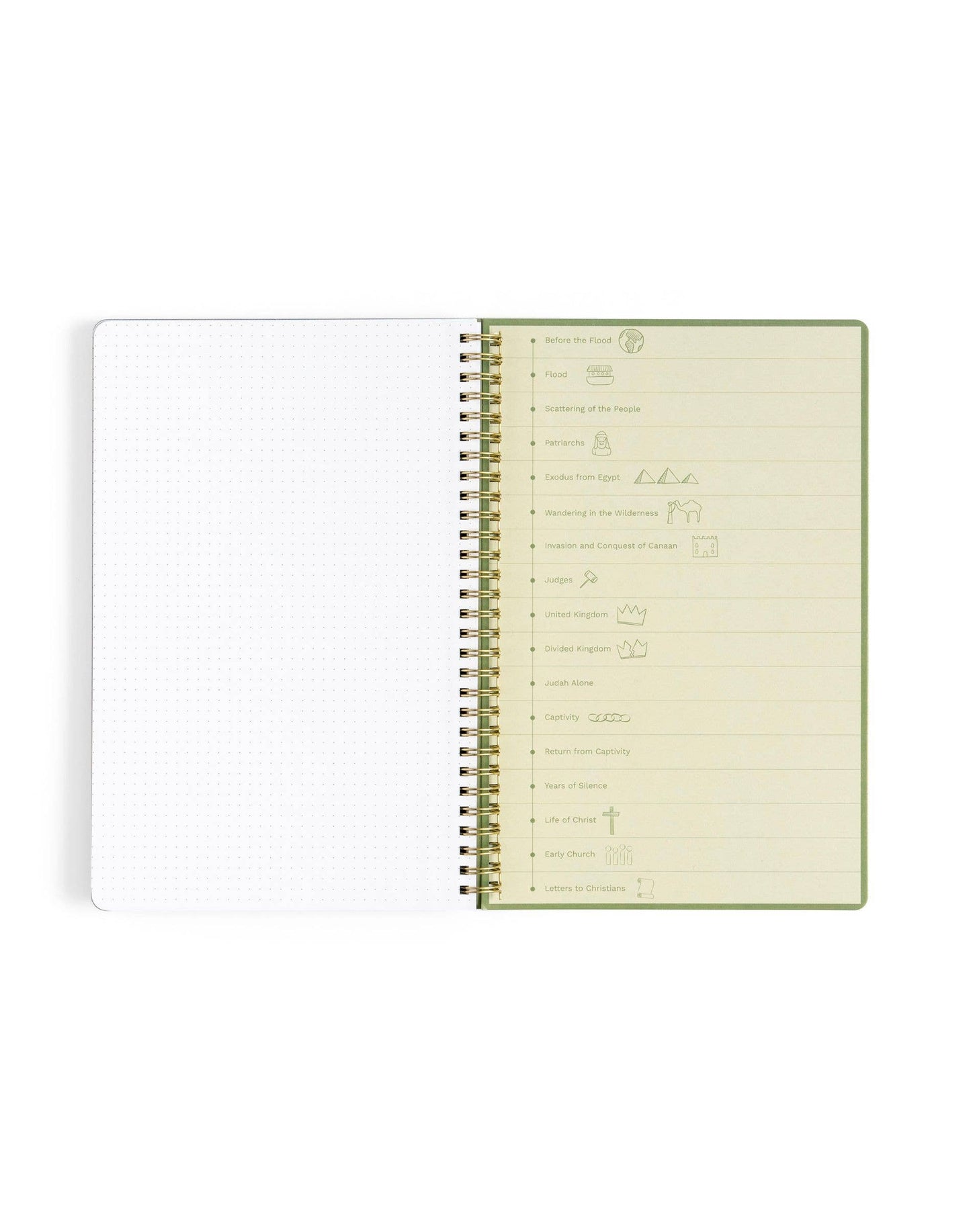 Church Notes Co. - Olive Church Notes Bible Reference Notebook