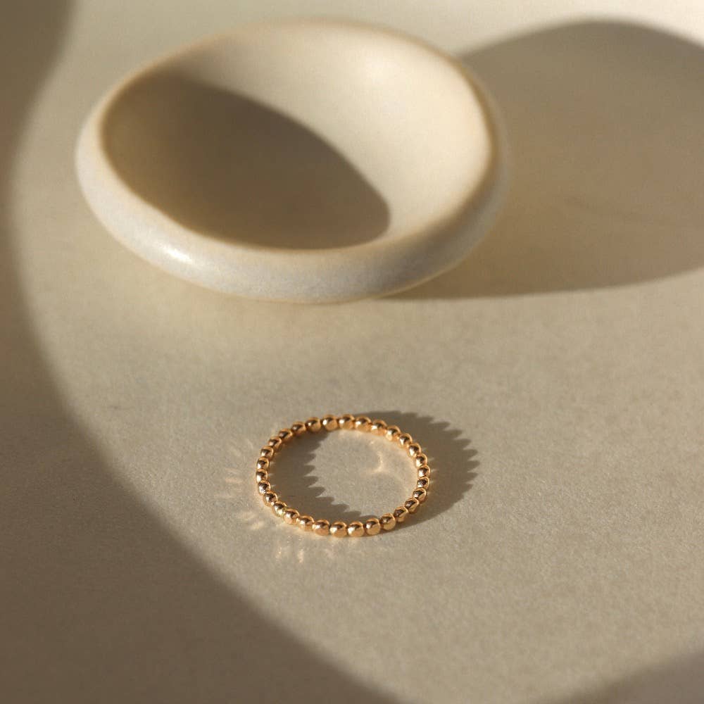 Token Jewelry - Sequin Ring in 14k Gold Fill or Sterling Silver