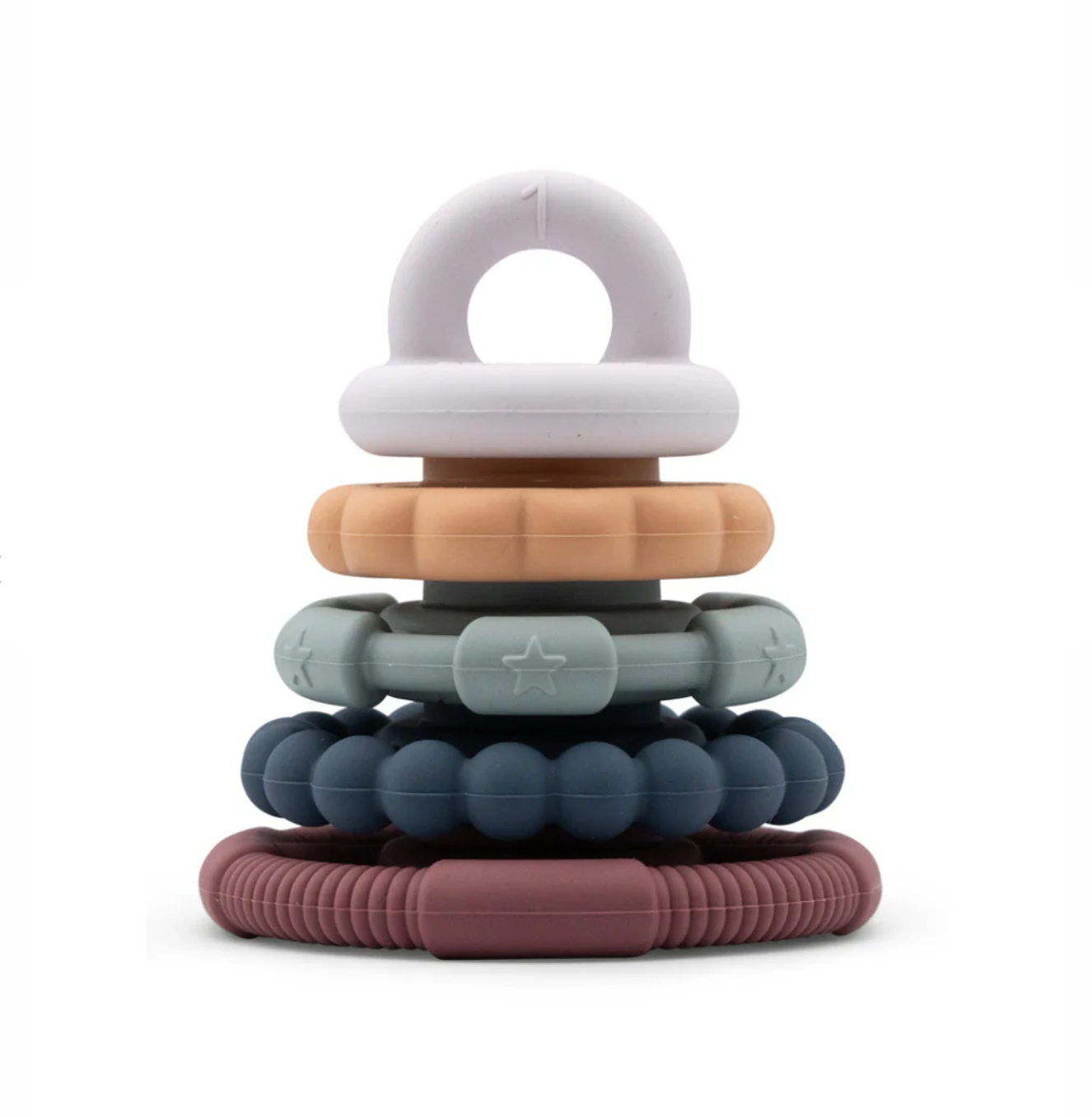 Glo Pals - Rainbow Stacker Teether & Toy - Earth