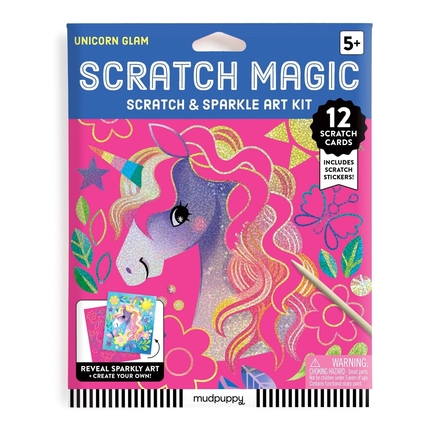 Chronicle Books - Unicorn Glam Scratch Magic
