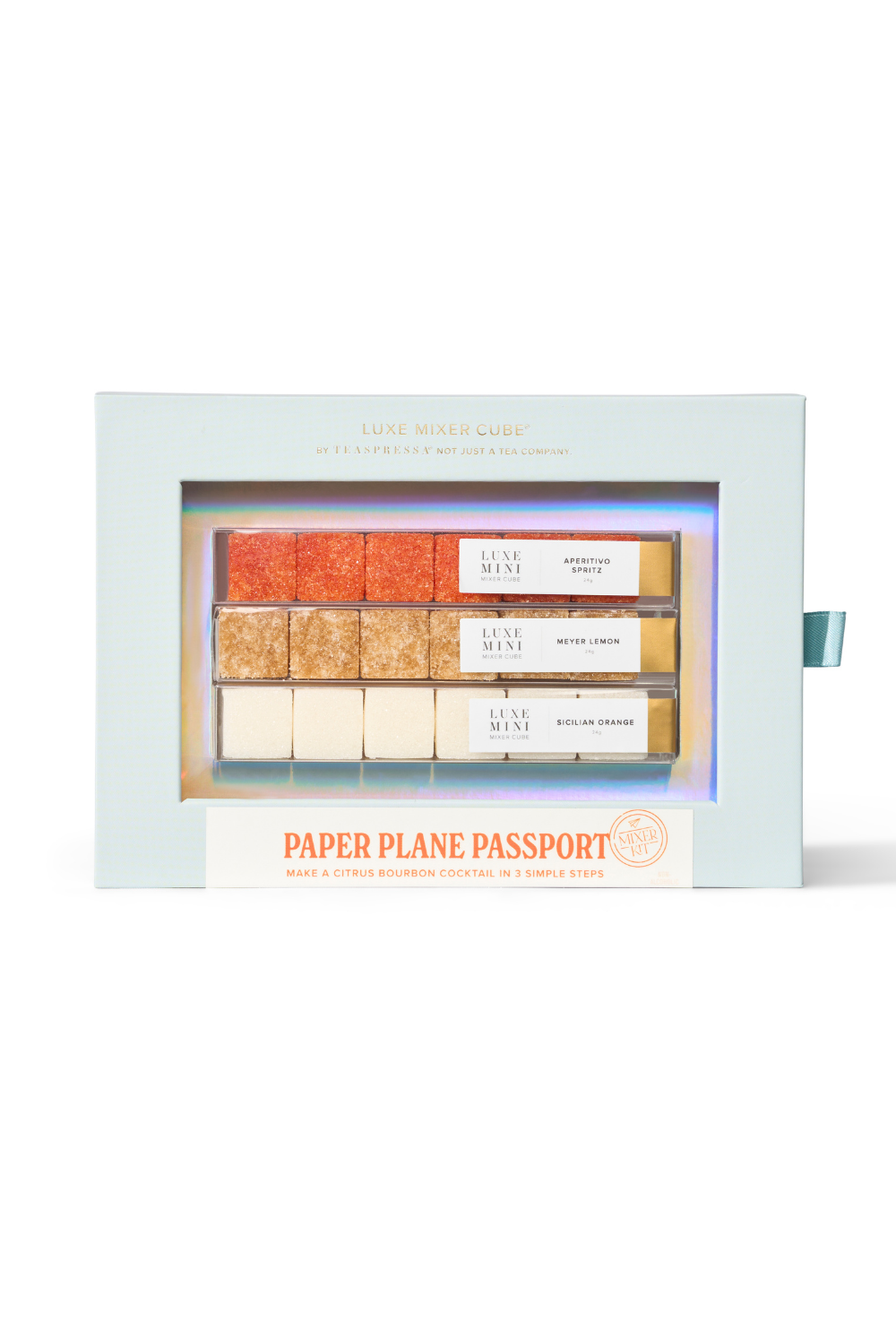 TEASPRESSA | LUXE Mixer Cube - Paper Plane Passport Mixer Kit
