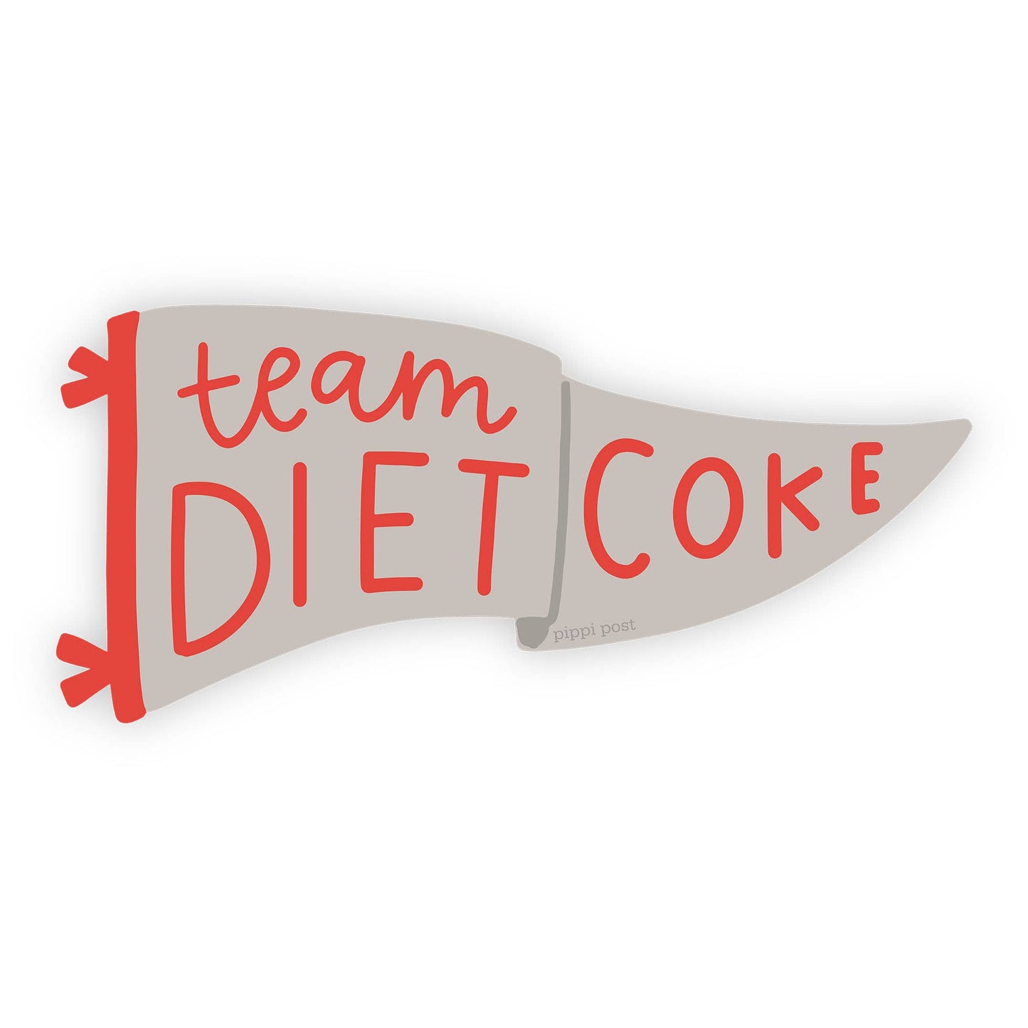 Pippi Post - Team Diet Coke Decal Sticker