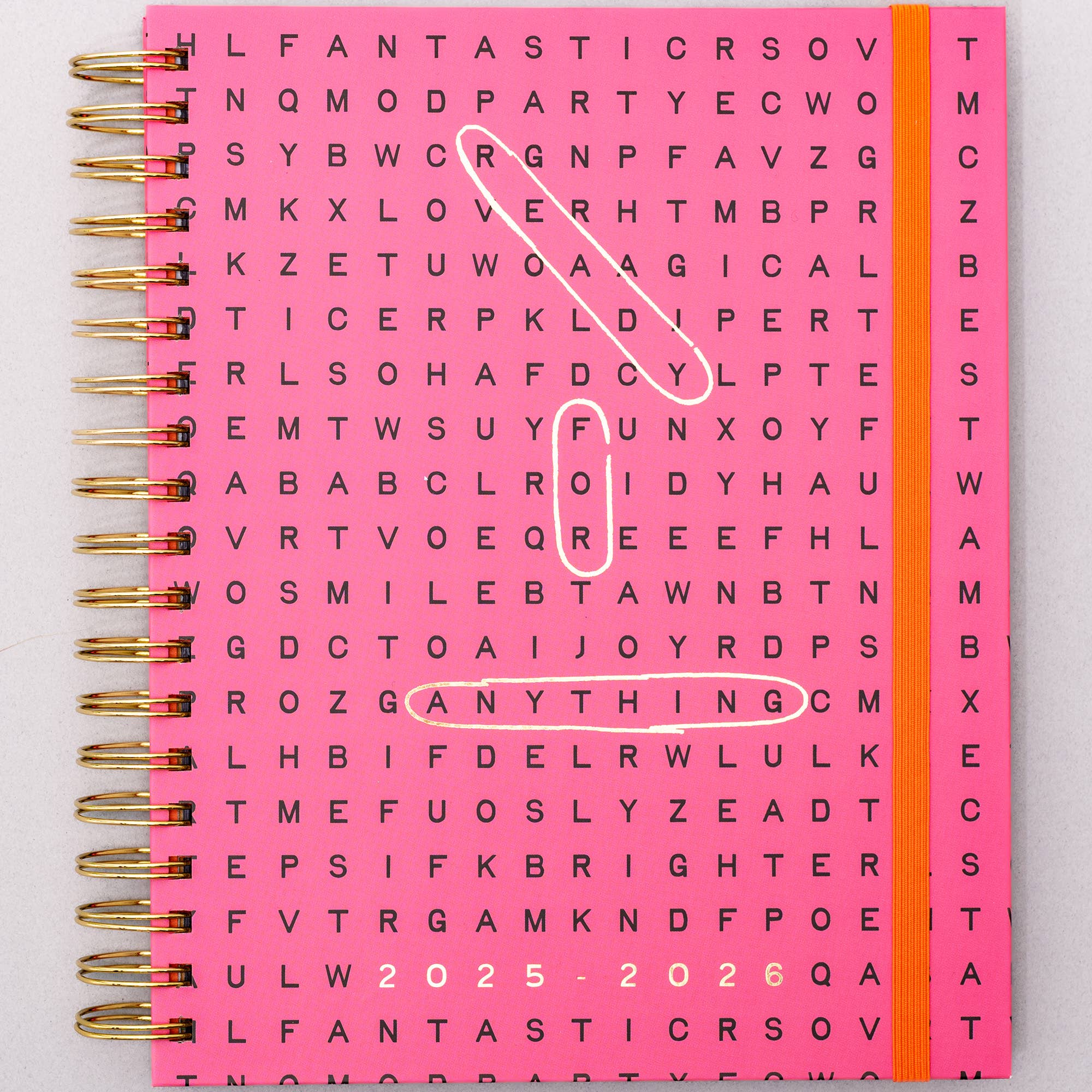 Ban.do - 17 Month Large Planner, Word Search