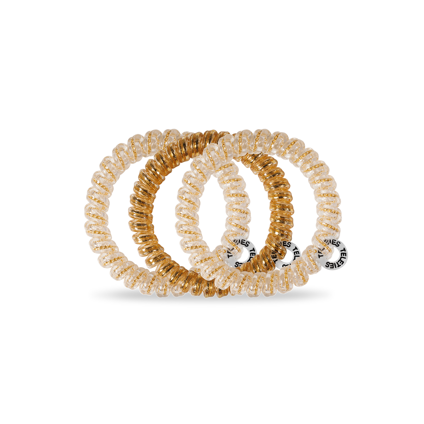 TELETIES - Spiral Hair Coils | Small | Luxury Living Hair Ties