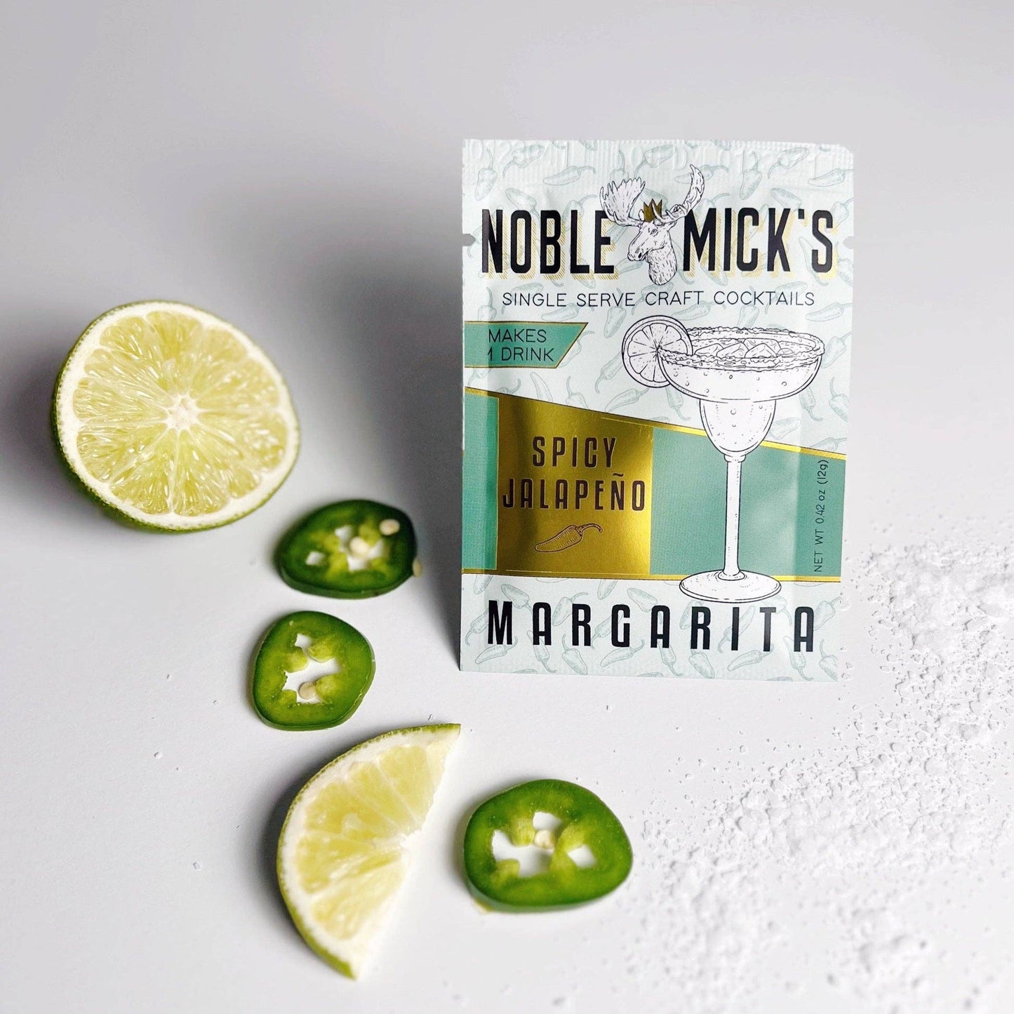 NOBLE MICK'S - Single Serve Craft Cocktails - Spicy Jalapeno Margarita Single Serve Craft Cocktail
