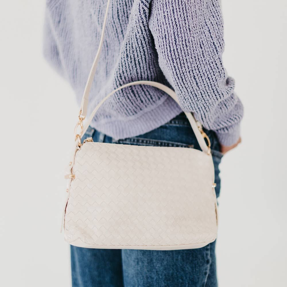 Pretty Simple - Harper Hobo Woven Shoulder Bag