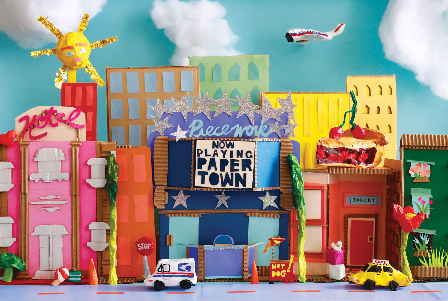 Piecework Puzzles - KIDS Favorite - Paper Town 100 Piece Puzzle