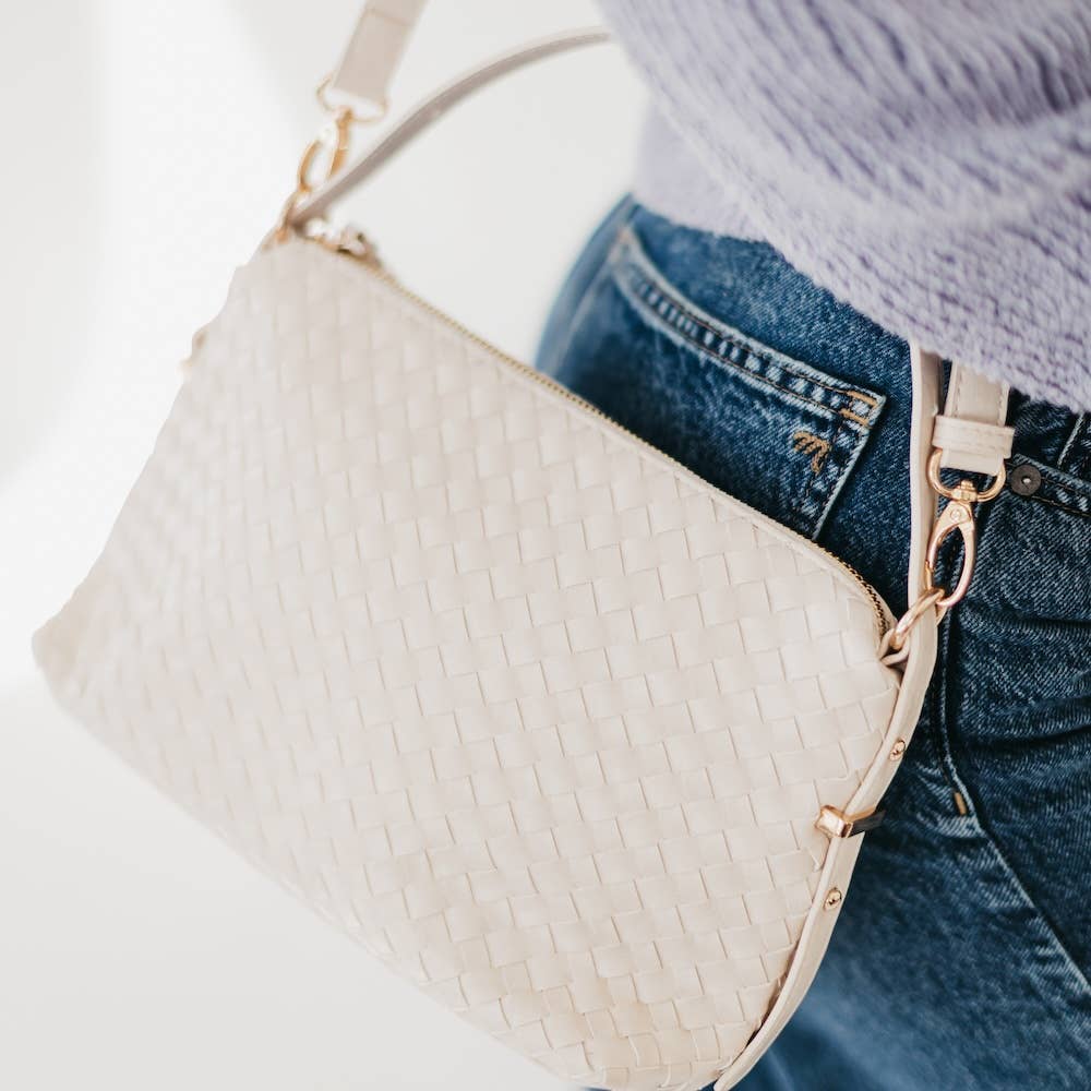 Pretty Simple - Harper Hobo Woven Shoulder Bag
