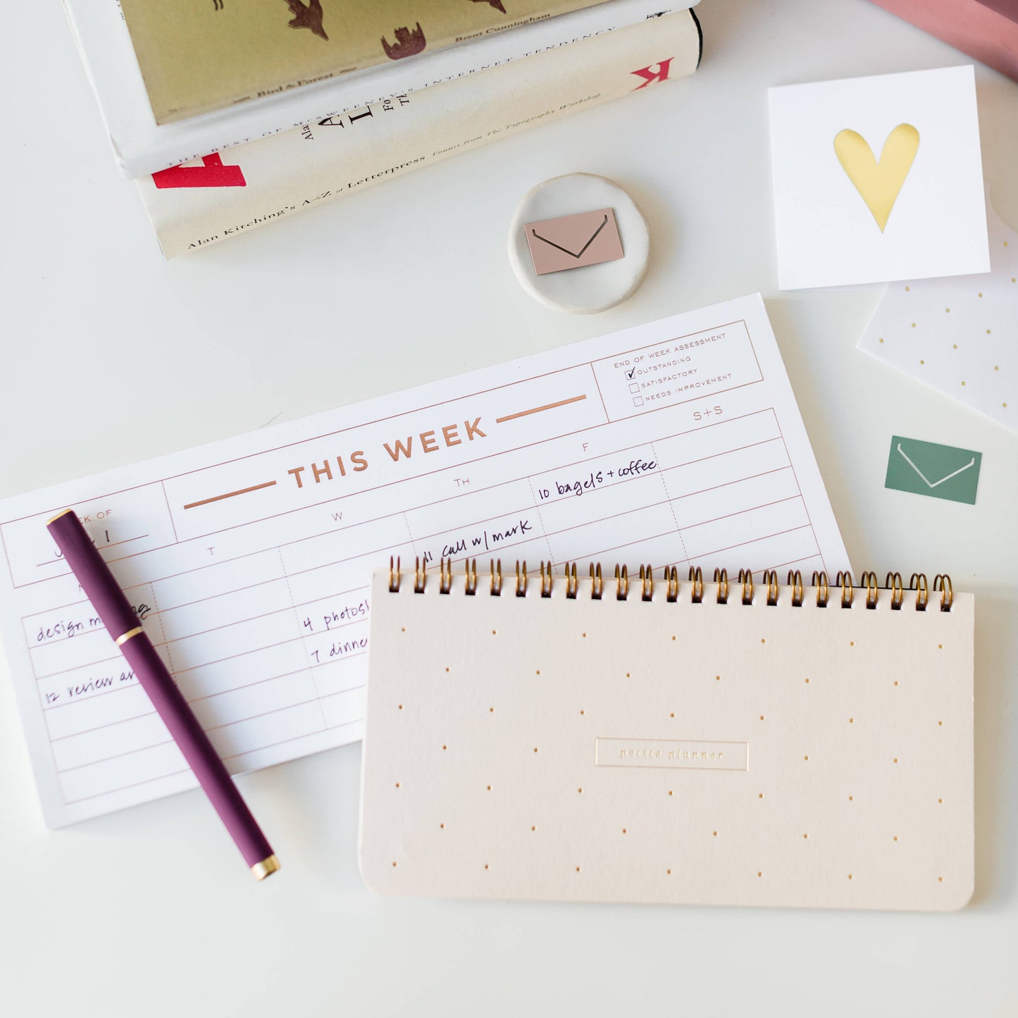 Smitten on Paper - Petite Planner Blush
