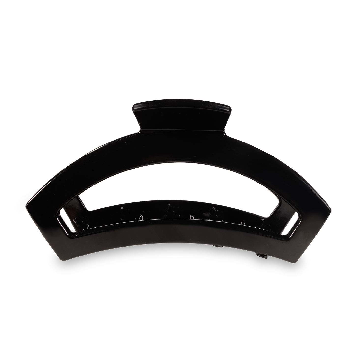 TELETIES - Open Jet Black Large Hair Clip