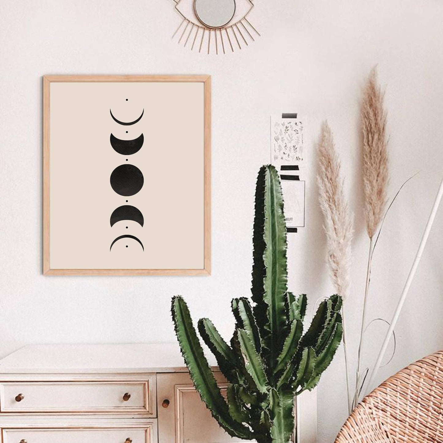 Lumina - Sun & Lunar Phases Moon Wall Art