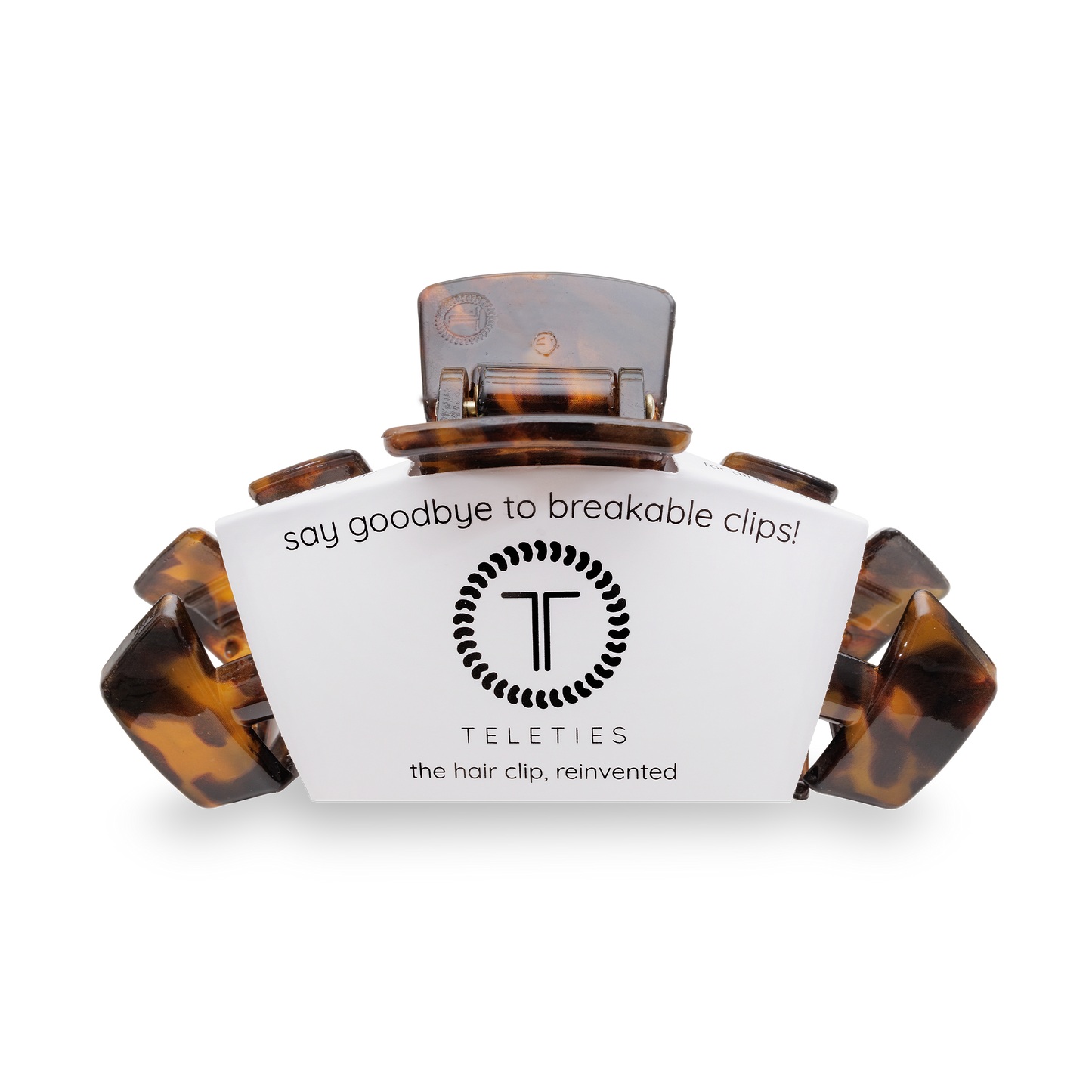 TELETIES - Tortoise Large Hair Clip - homebody