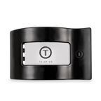 TELETIES - Flat Rectangle Hair Clip | Large | Jet Black