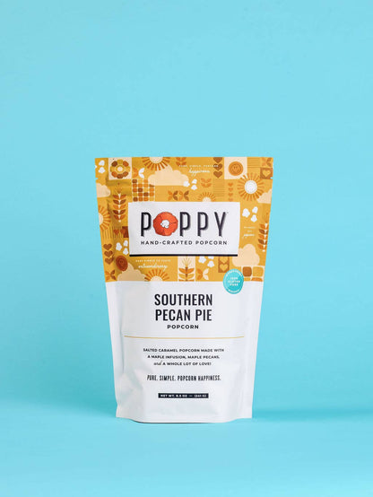 Poppy Hand-Crafted Popcorn - Southern Pecan Pie Popcorn