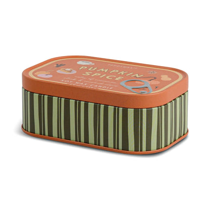 Paddywax Pumpkin Spice Bistro Tin Candle