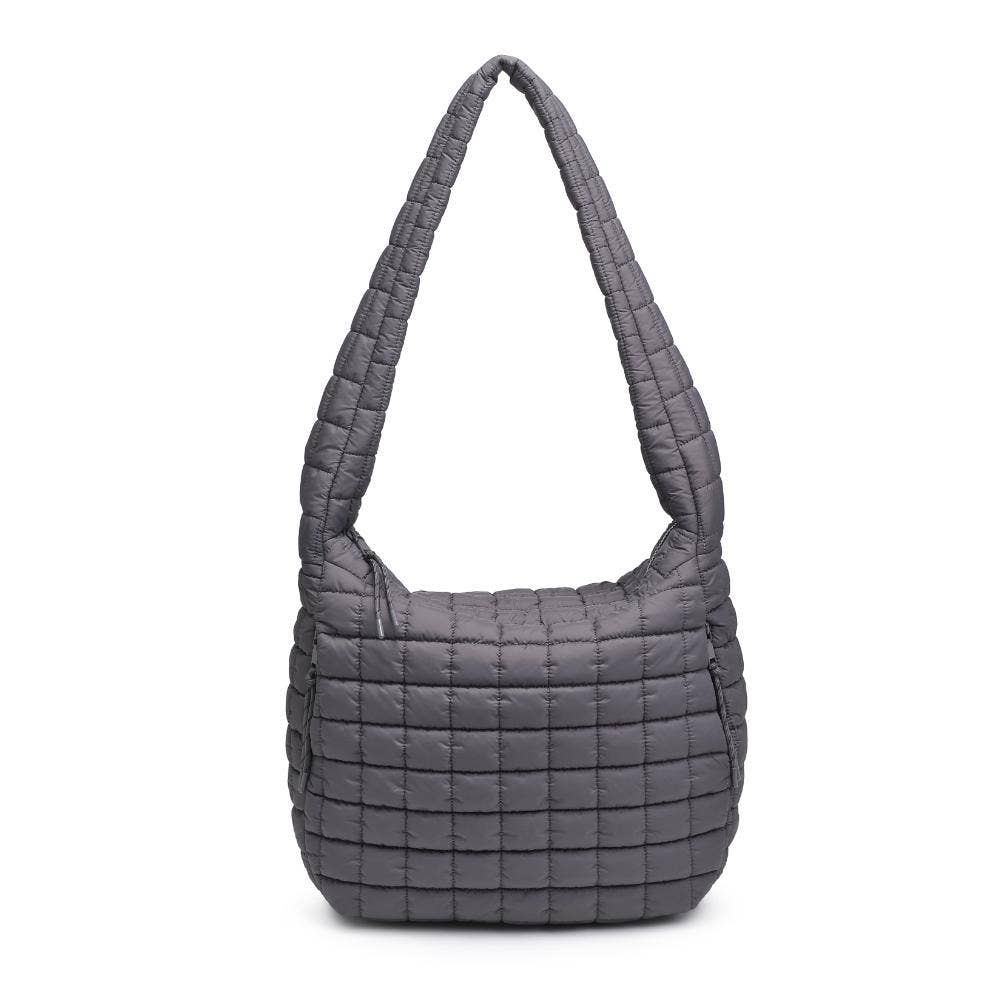Urban Expressions - Leda Quilted Nylon Puffer Hobo - Assorted Colors