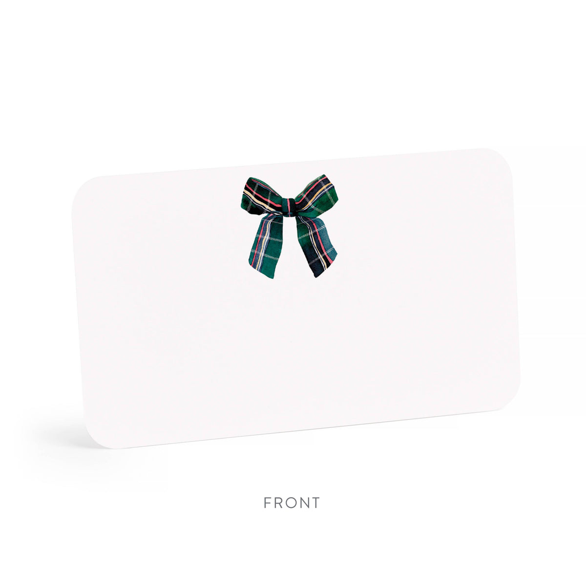 E. Frances Paper - Plaid Bow Christmas Little Notes® Notecard Pack, Set of 55