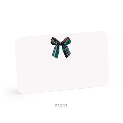 E. Frances Paper - Plaid Bow Christmas Little Notes® Notecard Pack, Set of 55