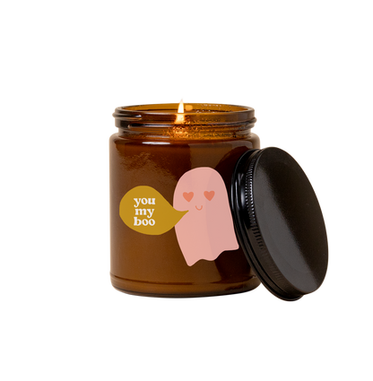 Talking Out of Turn - Halloween Candle Jar w/lid