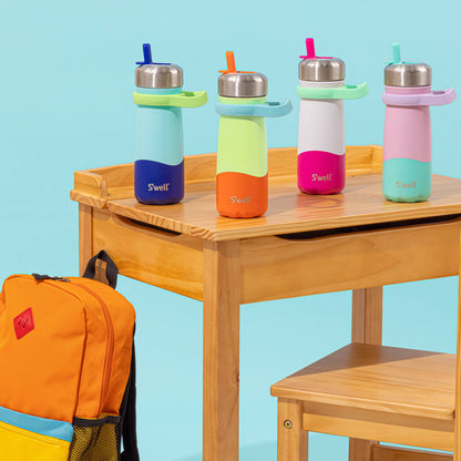 S'well - 16oz Pastel Paradise Traveler with Flip Straw Lid