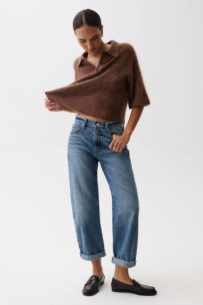 Pistola Donny Rolled Hem Boyfriend Jeans - Wilcox