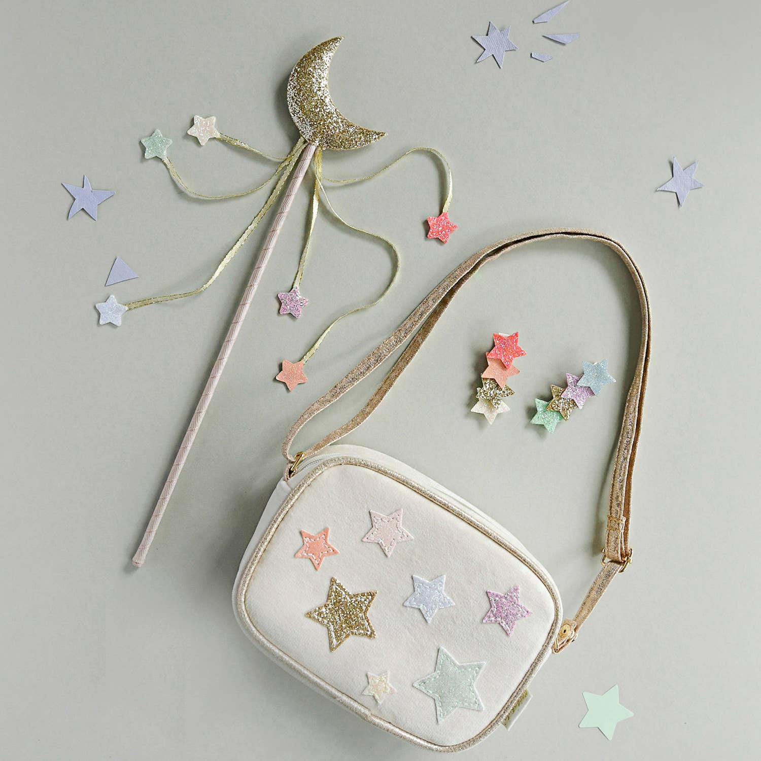 Rockahula Kids - Rainbow Shimmer Star Clips