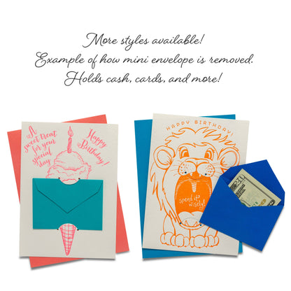Color Box Design & Letterpress - Little Surprise | Gift Card Holder