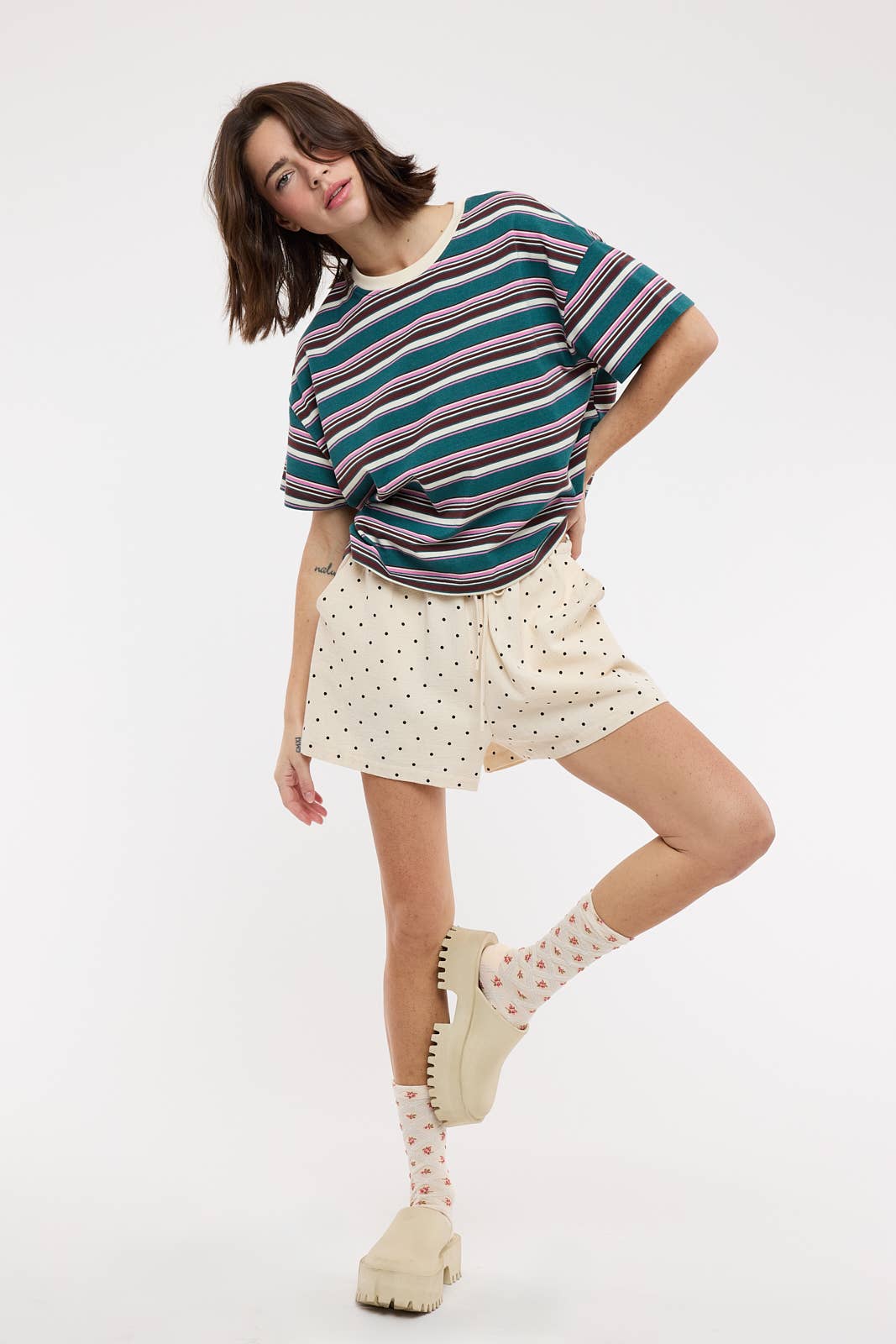 The Easy Stripe Boxy Tee