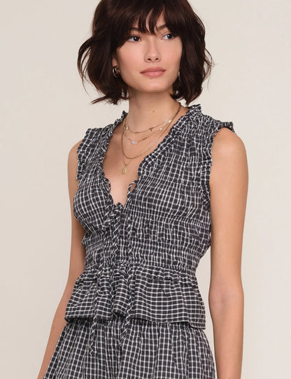 Heartloom Saffrina Two-Piece Set - Top & Shorts - Black