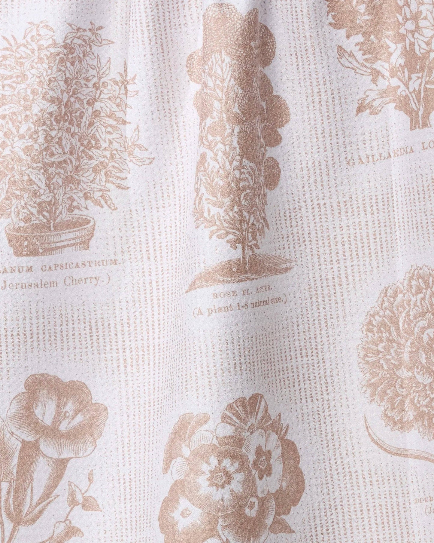 Geometry - Floral Glossary Tea Towel