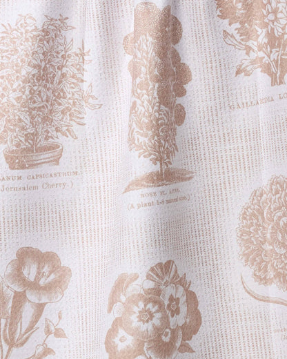 Geometry - Floral Glossary Tea Towel