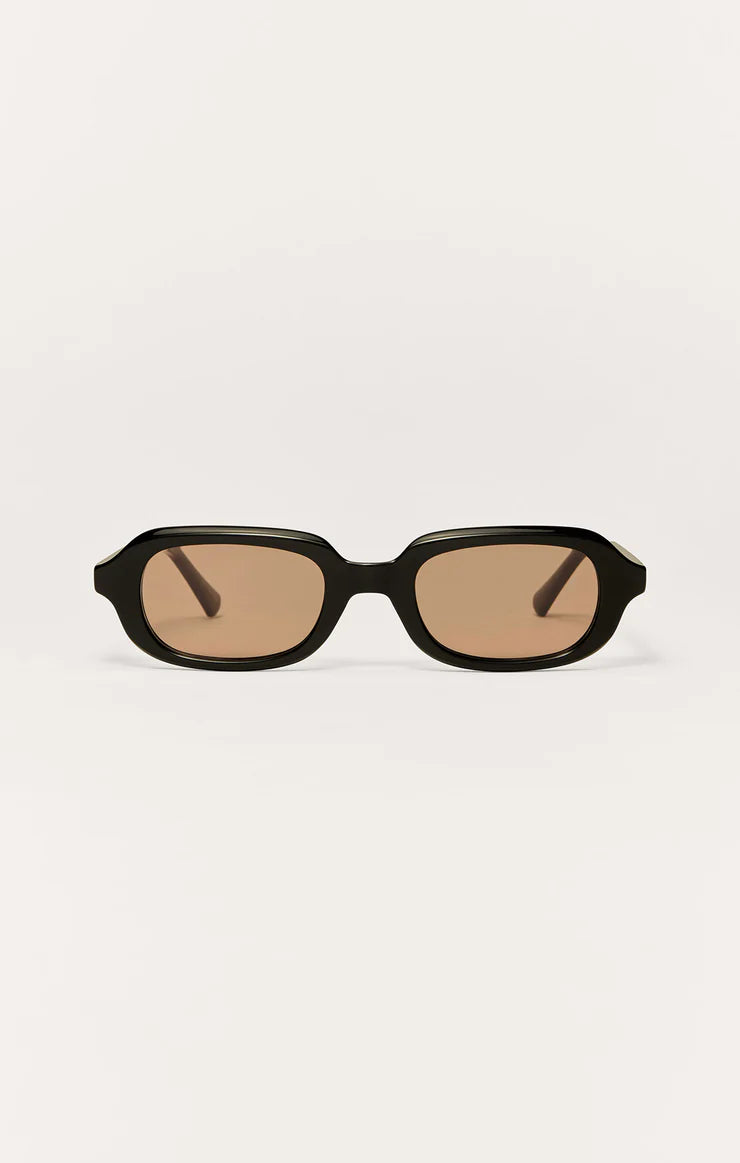 Z Supply Sunglasses - Myst - Polished Black/Rust