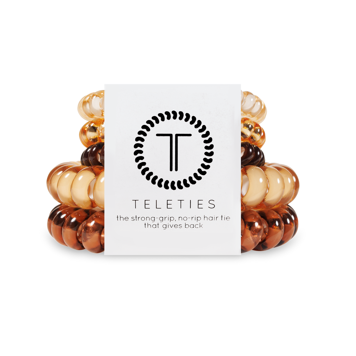 TELETIES - Spiral Hair Coil | Mix Pack | Anything But Basic Hair Ties
