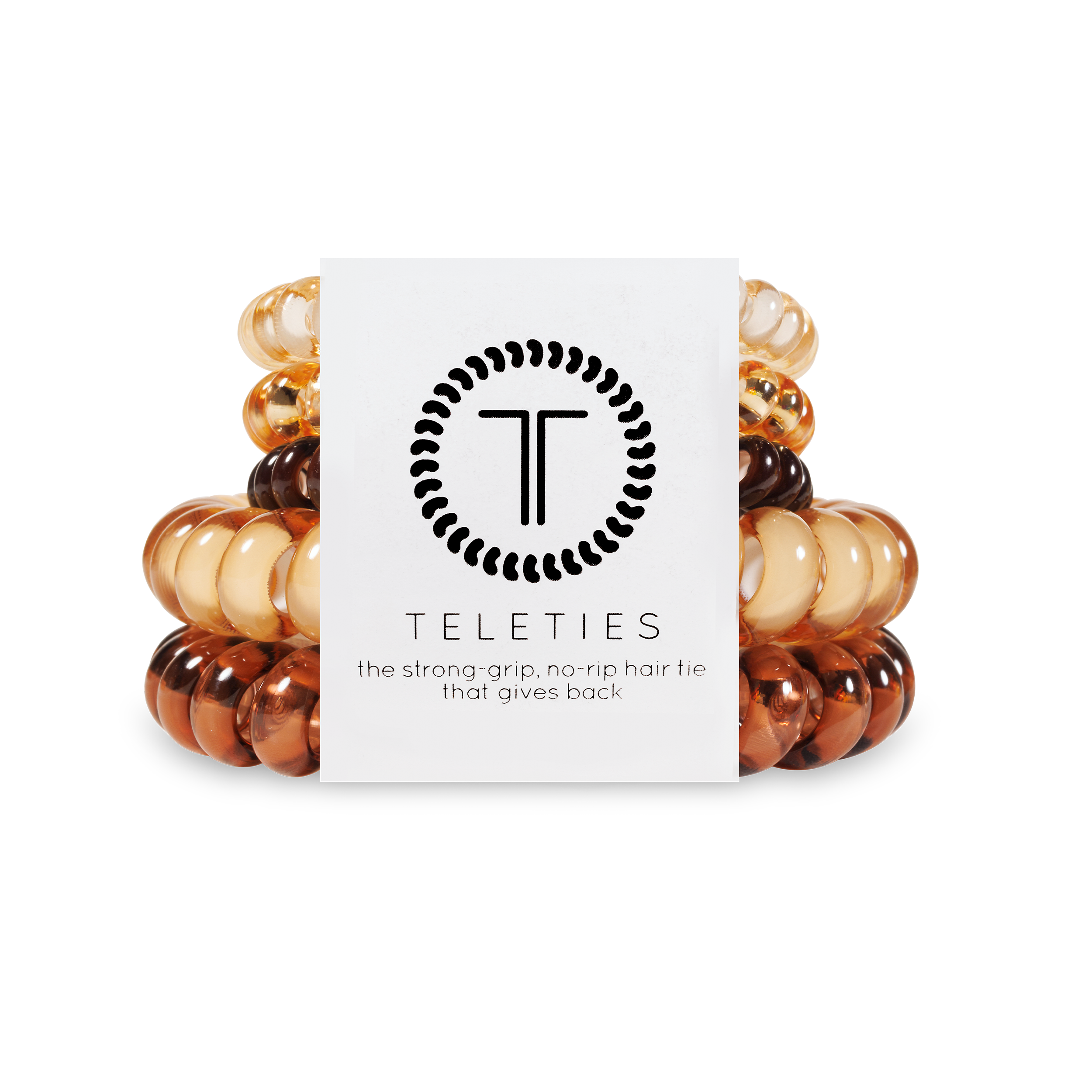 TELETIES - Spiral Hair Coil | Mix Pack | Anything But Basic Hair Ties