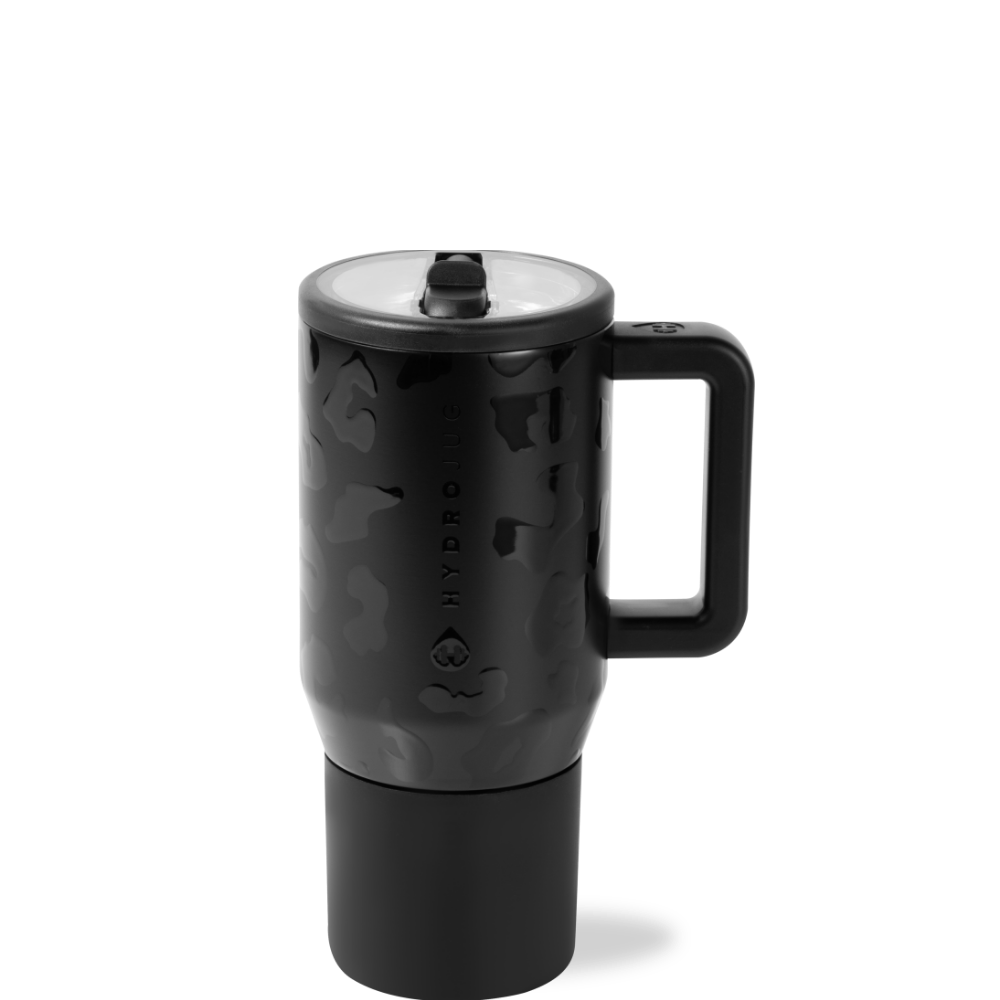 HydroJug - Black Leopard HydroJug 20 oz Traveler Tumbler