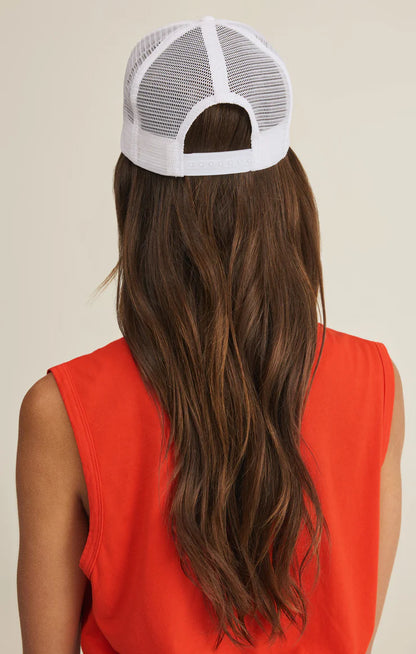 Z Supply USA Trucker Hat - White