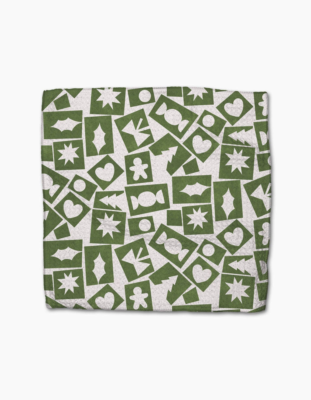 Geometry - Cutout Christmas Dishcloth Set