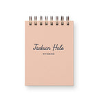 Ruff House Print Shop - Custom City Straight Script Mini Jotter Notebook (Atlantic)
