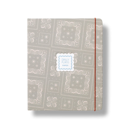 Papier - Concealed Spine Fabric Undated Planner, B5 - Bandana